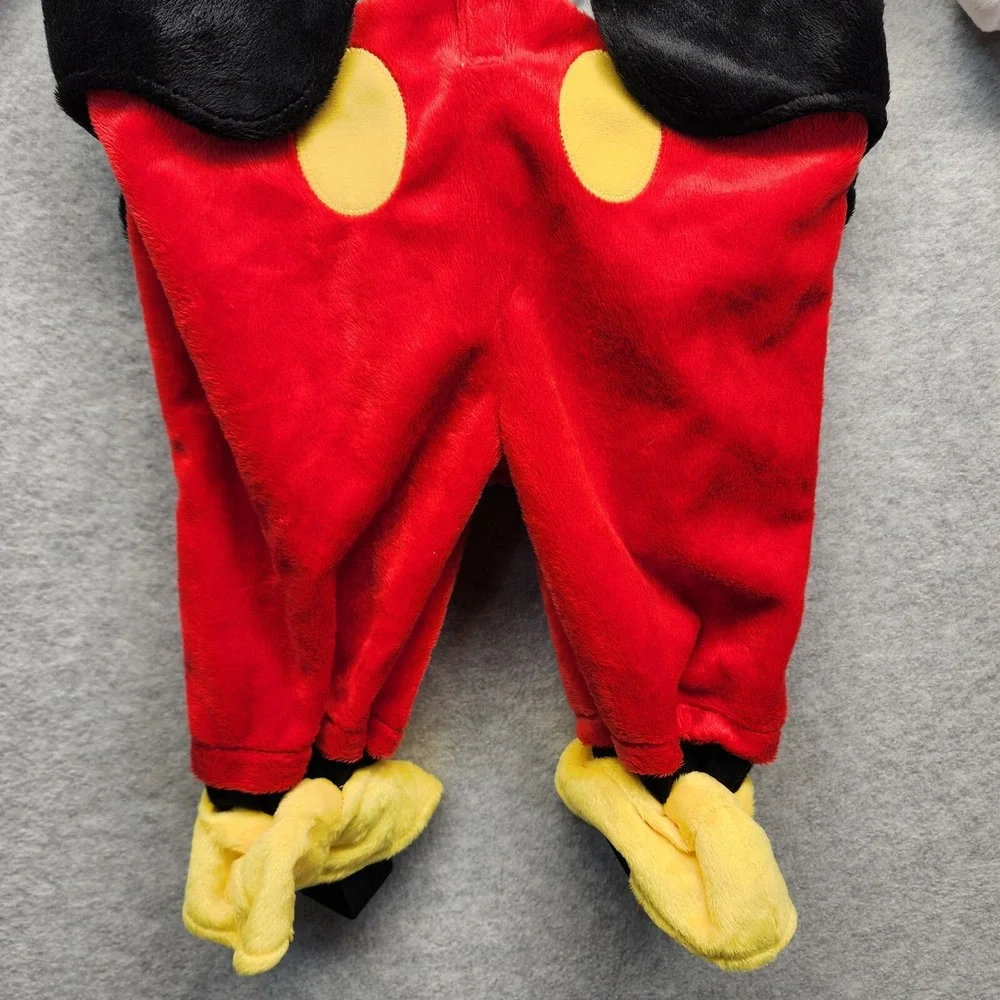 Disney Toys R Us Tuxedo Style Mickey Mouse Costume One Piece Hooded Baby 3-6M